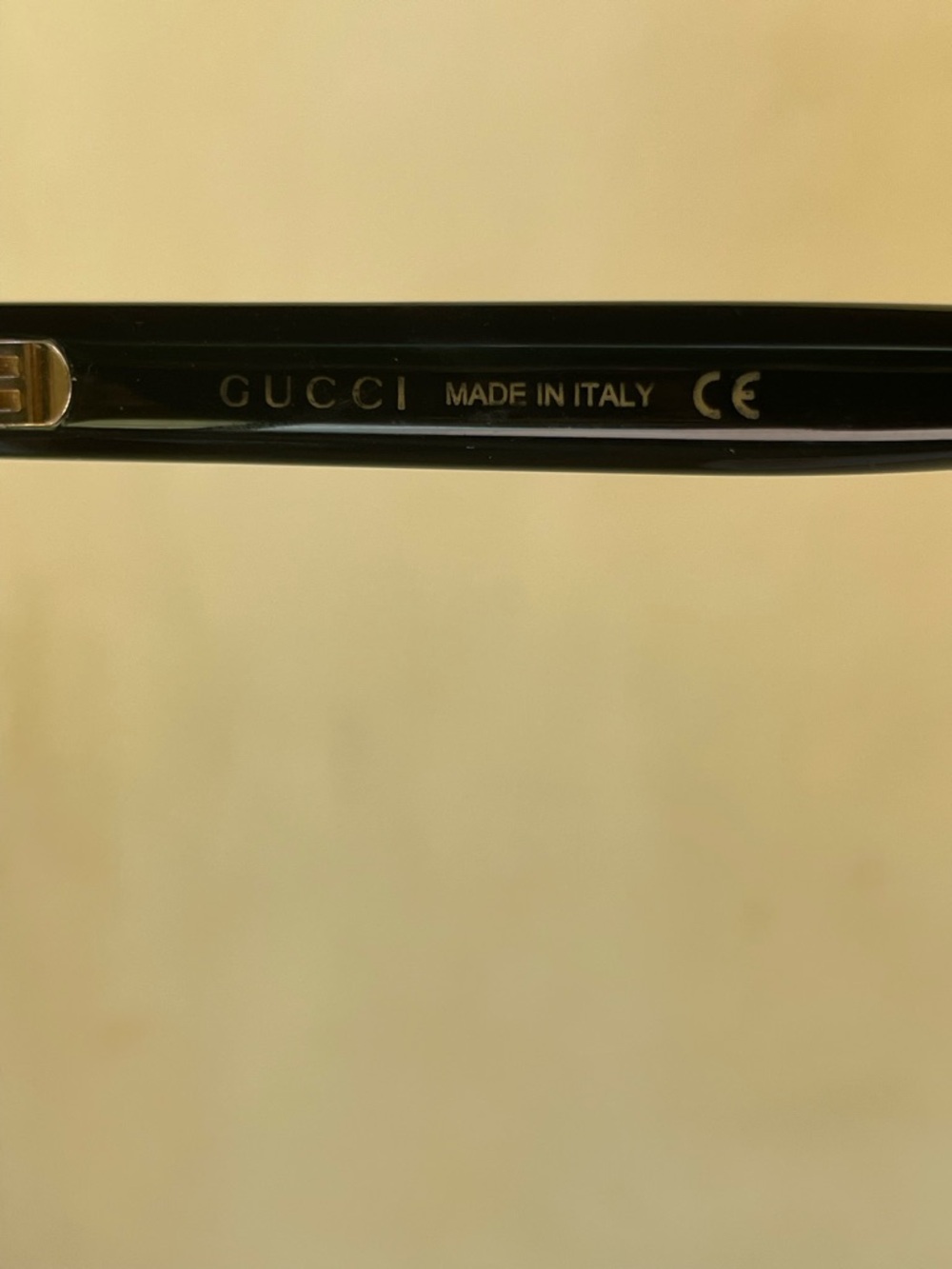 Gucci Women’s Black Square Sunglasses with Green Lenses - Picture 10 of 12